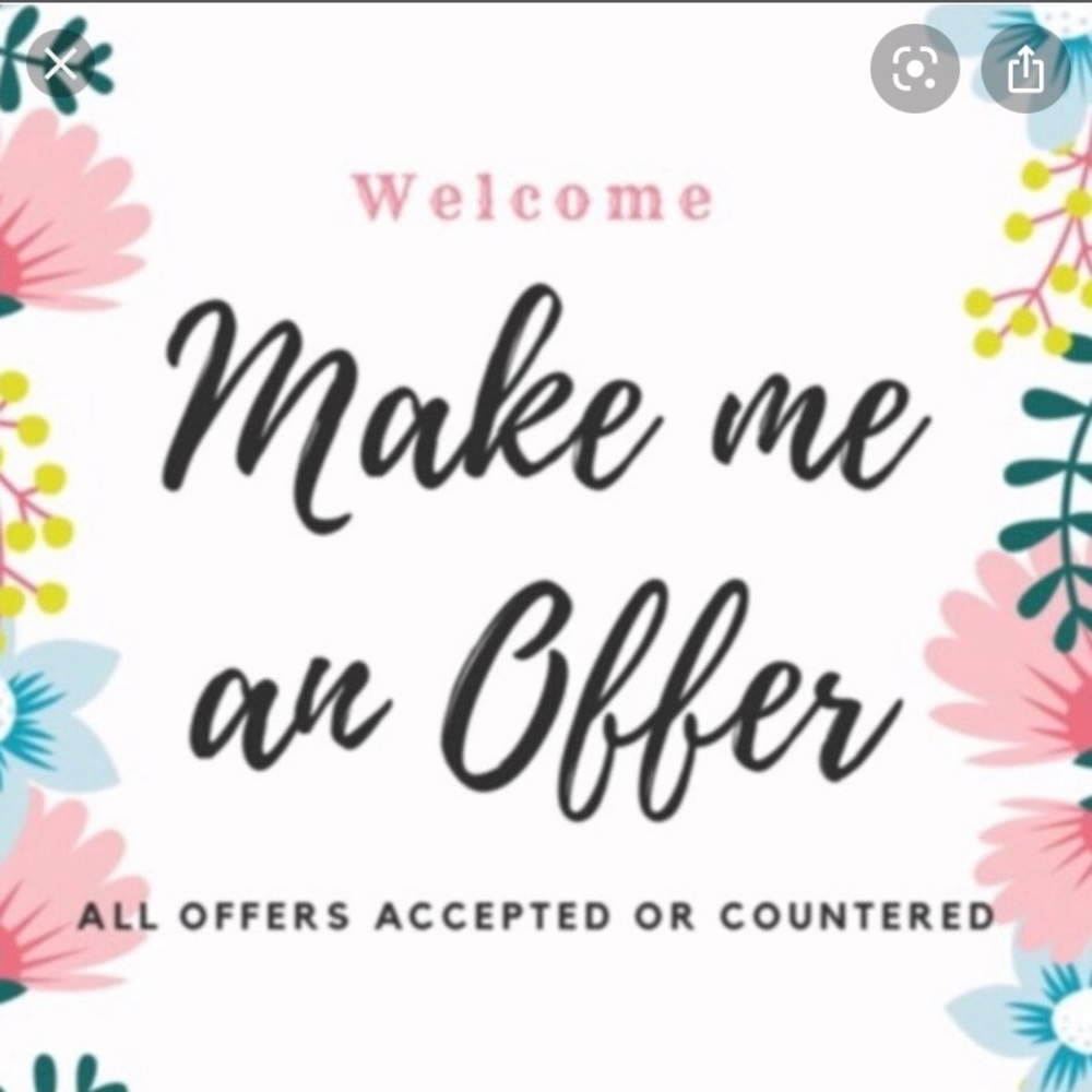 I ACCEPT REASONABLE OFFERS